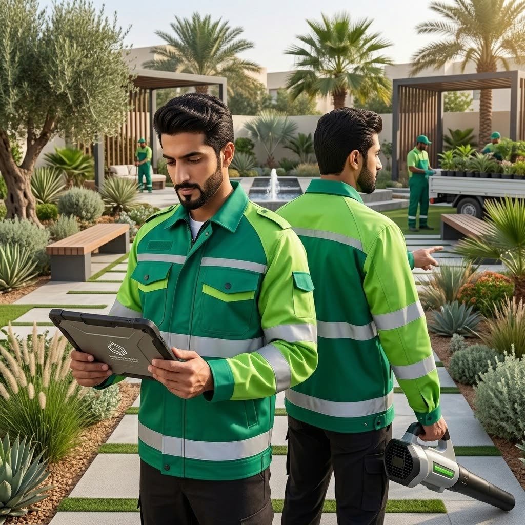 GH GC custom green reflective workwear