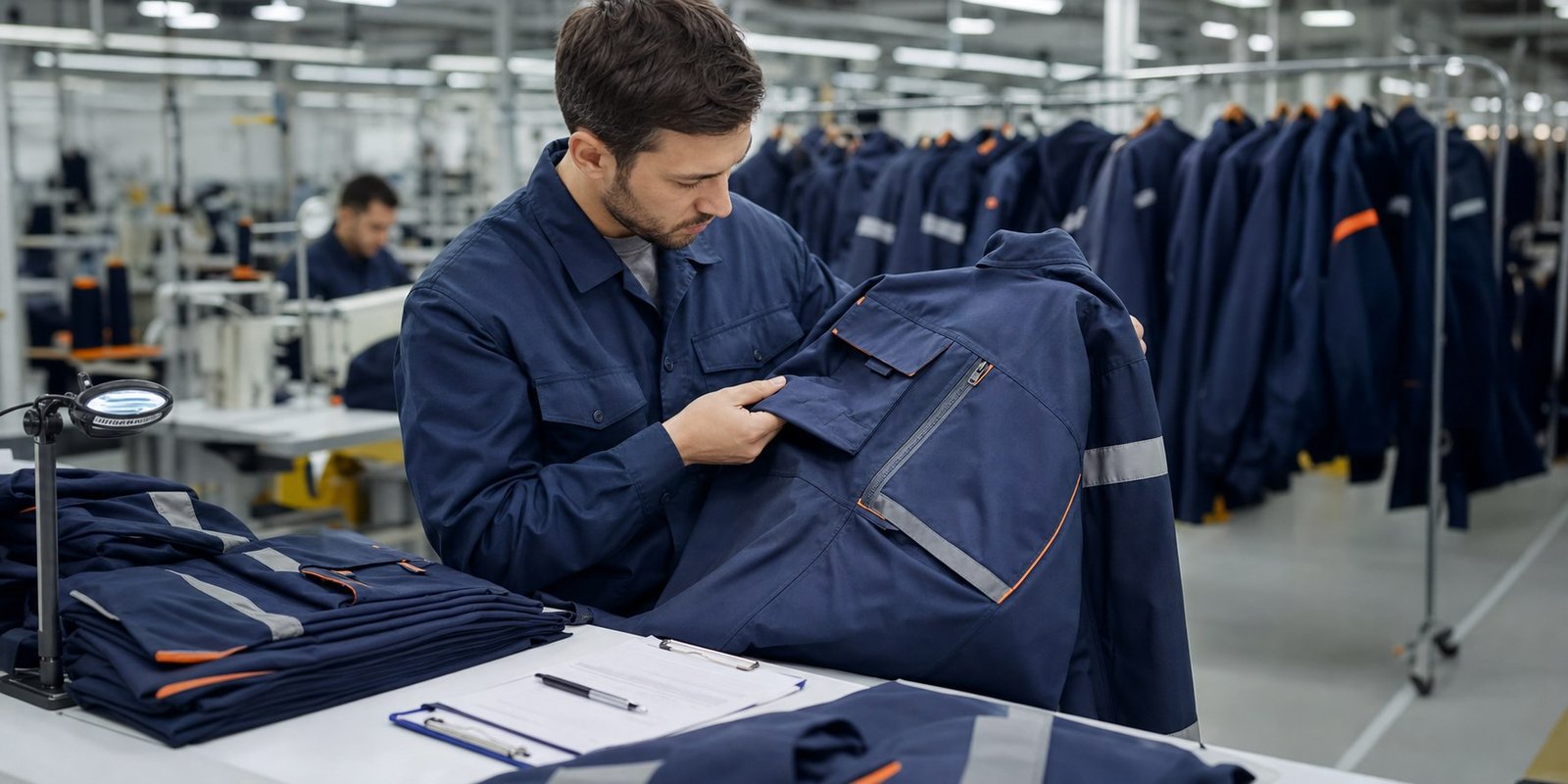Workwear service process and production workflow