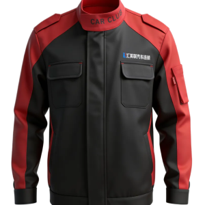 GH26008 Premium Red-Trim Workwear Set