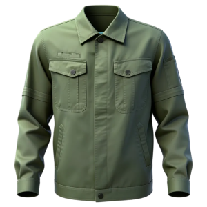 GH130 Olive Detachable-Sleeve Workwear