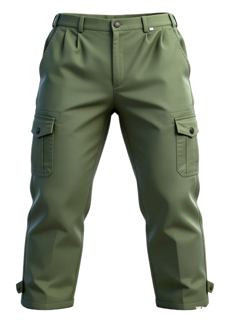 GH130 Olive Detachable-Sleeve Workwear - Image 2