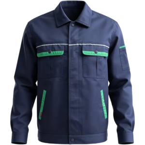 GH26111 Navy Green-Stripe Workwear