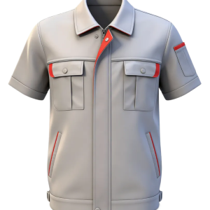 GH24276 Grey Short-Sleeve Workwear